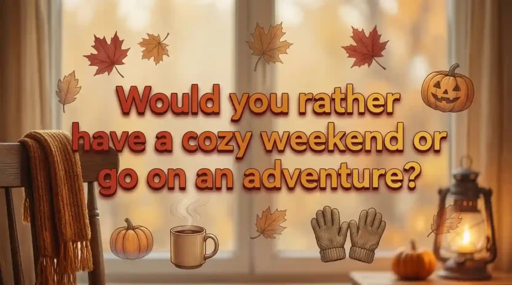 fall would you rather questions for teens image