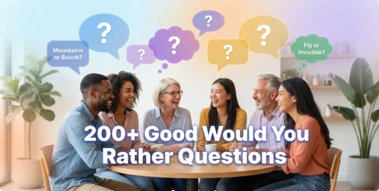 275+ Good Would You Rather Questions – Funny, Creative and Engaging Ideas Good Would You Rather Questions image