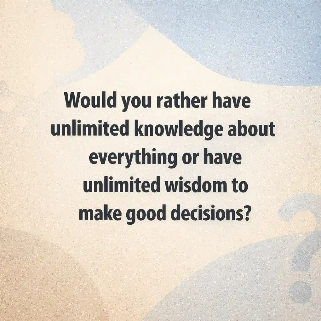 good would you rather questions image