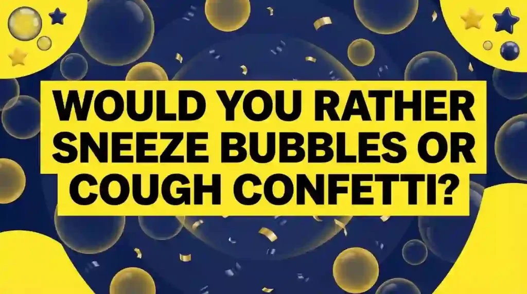 freaky funny would you rather questions image