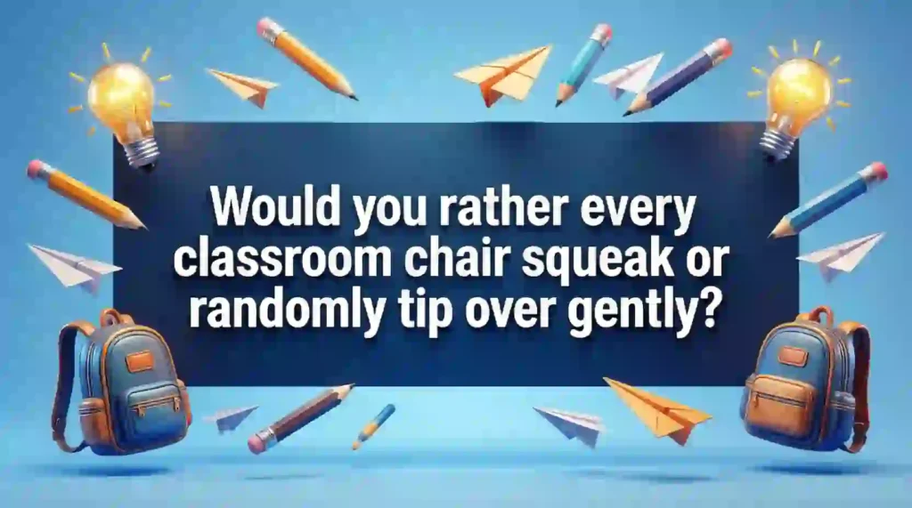 silly would you rather questions for students image