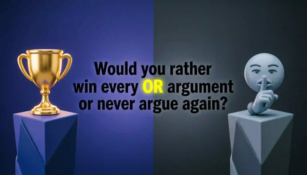 tough would you rather questions image