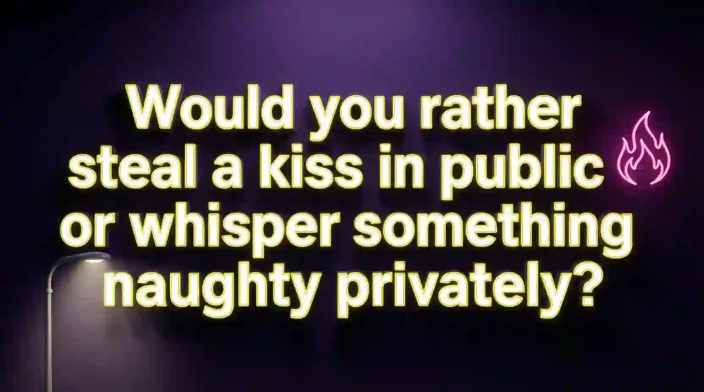 would you rather questions for couples spicy image