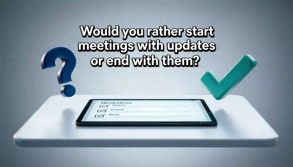 would you rather questions for work meetings image