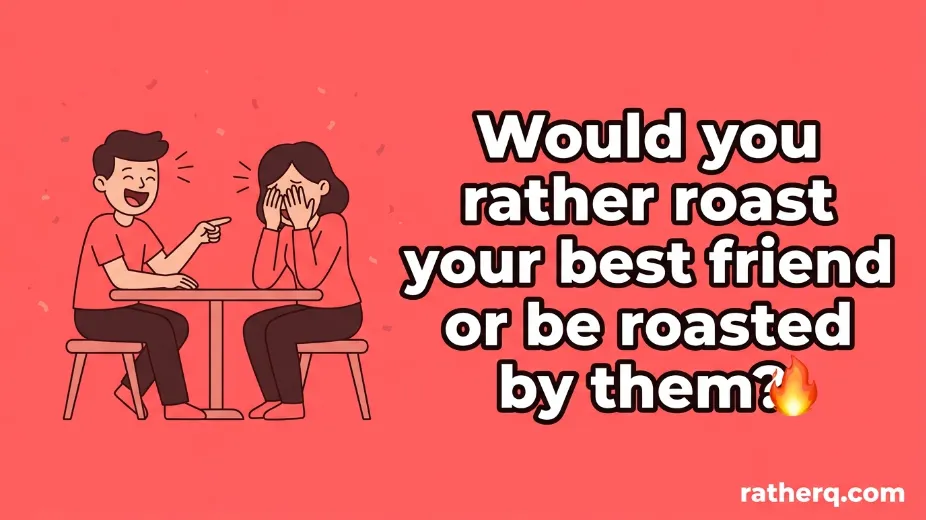 adult would you rather questions funny for friends image
