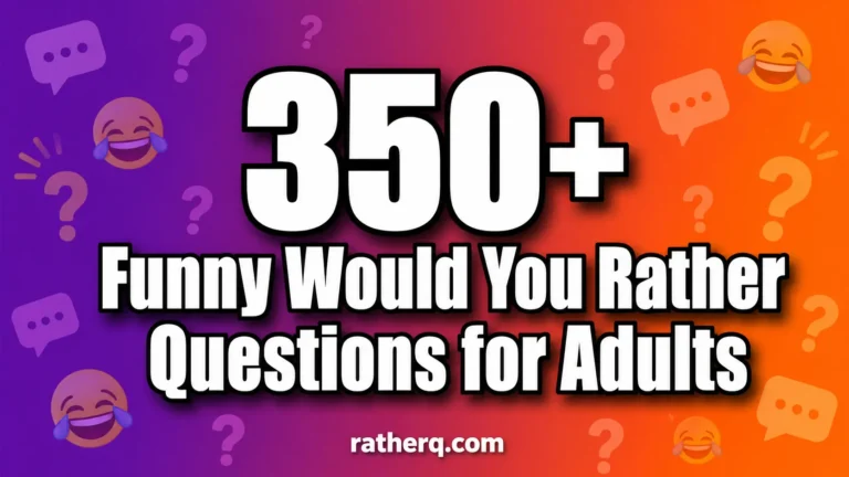 funny would you rather questions for adults image