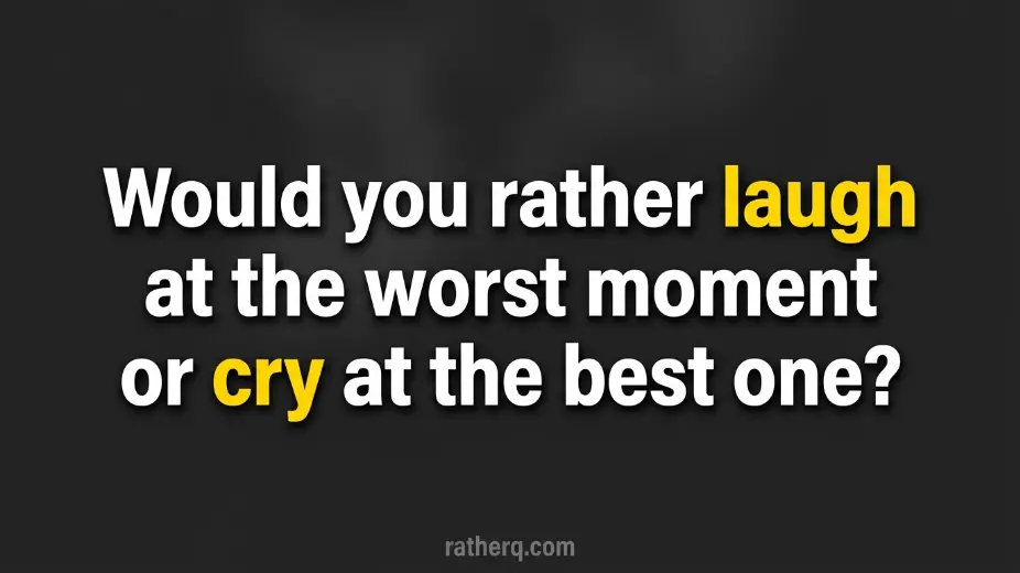 darkest would you rather questions funny image