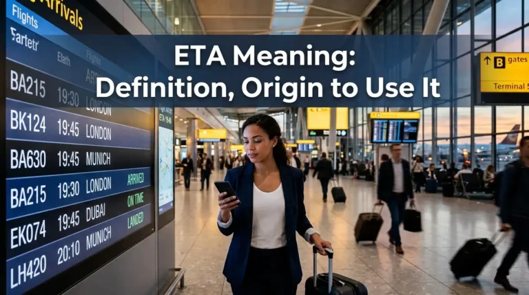 ETA Meaning: Definition, Origin & How to Use It