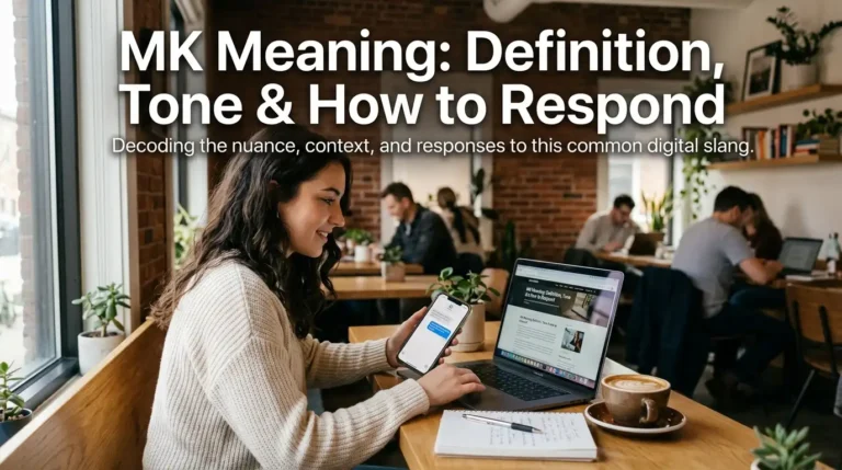 MK Meaning: Definition, Tone & How to Respond