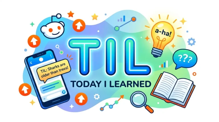 TIL Meaning: What This Slang Term Actually Stands For (Reddit, Texting & Everyday Use)