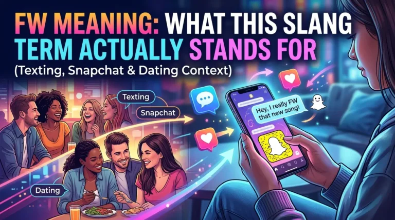 FW Meaning: What This Slang Term Actually Stands For (Texting, Snapchat & Dating Context