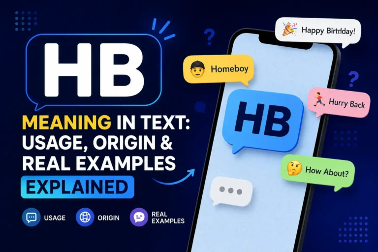 HB Meaning in Text: Usage, Origin & Real Examples Explained
