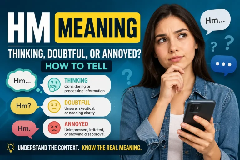 HM Meaning: Thinking, Doubtful, or Annoyed? How to Tell