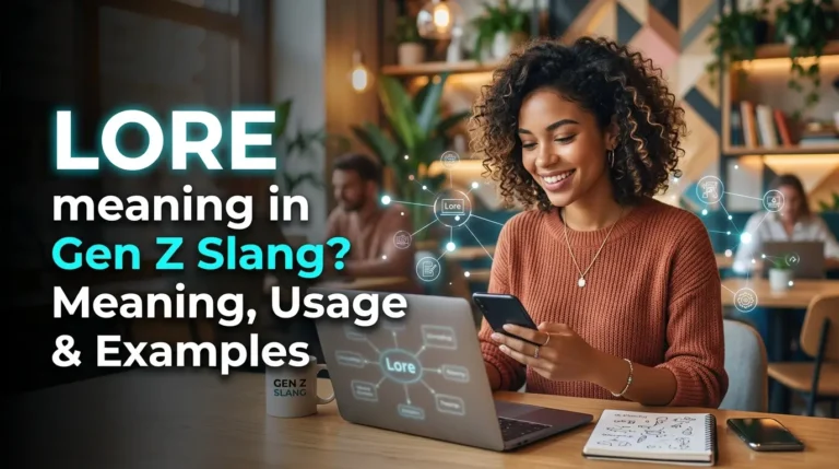 Lore meaning in Gen Z Slang? Meaning, Usage & Examples Lore meaning in Gen Z Slang? Meaning, Usage & Examples