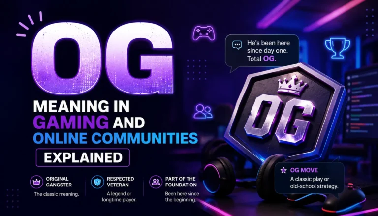 OG Meaning in Gaming and Online Communities Explained