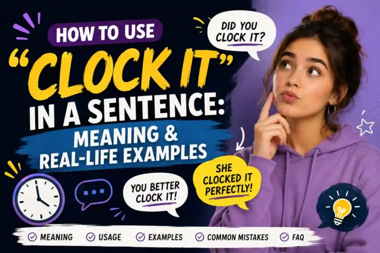 “Clock it slang meaning explained with real-life texting examples and usage guide”
